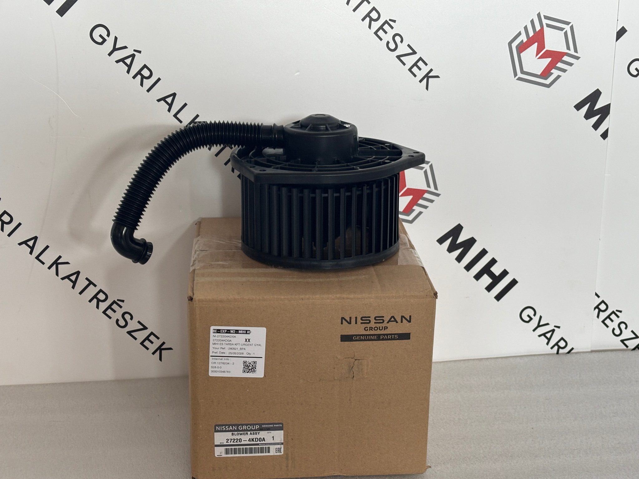 Nissan Navara NP300 utastéri befúvómotor 272204KD0A
